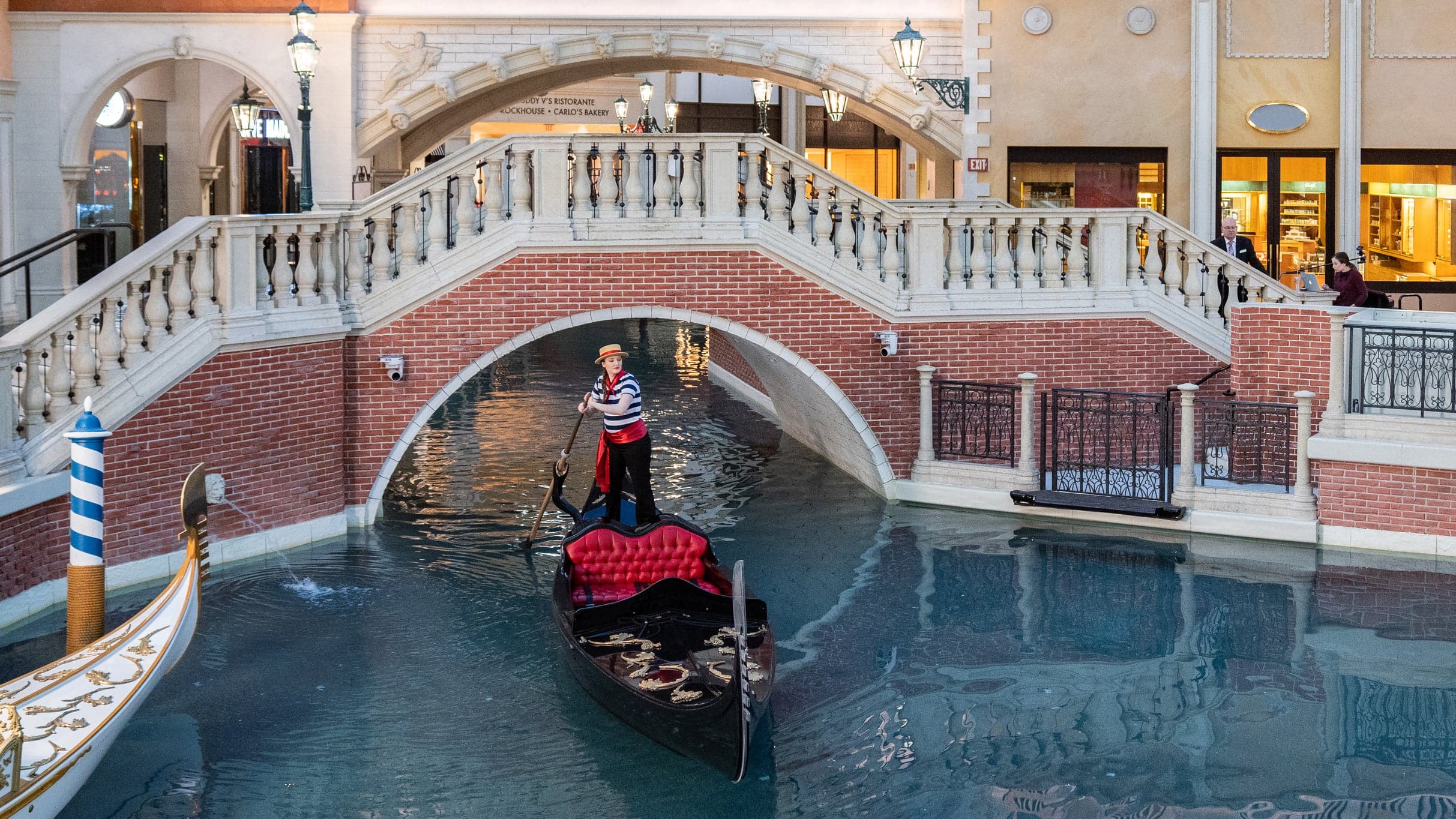 The Venetian Resort Gondolas at Gondola Ride at the Venetian
